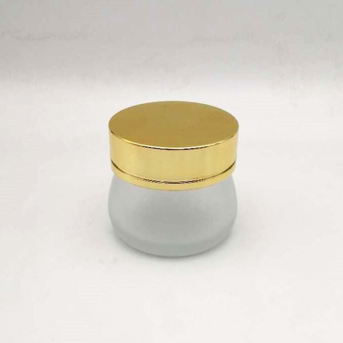 hot sell 100g cosmetic glass jar big container facial jars