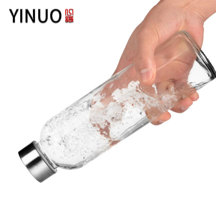 hot sell 500ml 16oz cylinder juice fruit glass bottle for Kombucha Milk Tea Soft Smoothie beverage