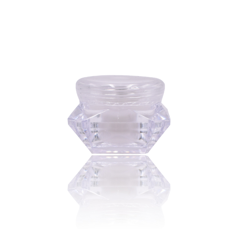 hot sell 50g custom cosmetic packaging elegant empty face Acrylic cream jars