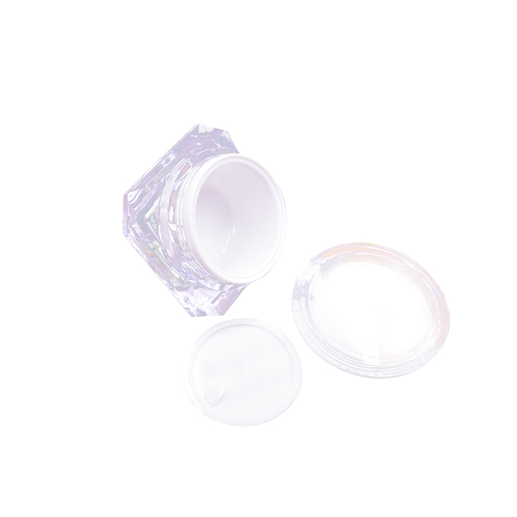 hot sell 50g custom cosmetic packaging elegant empty face Acrylic cream jars