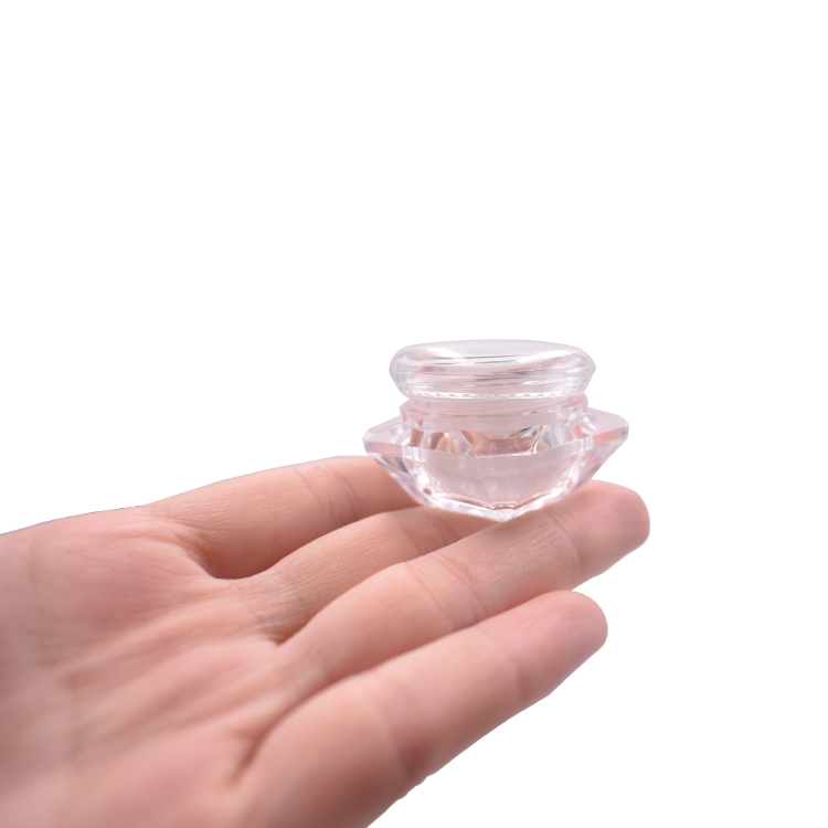 hot sell 50g custom cosmetic packaging elegant empty face Acrylic cream jars