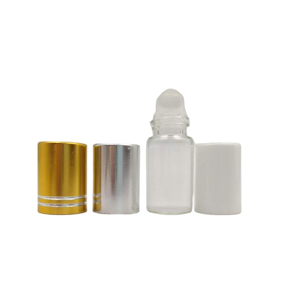 hot sell 5ml mini size empty clear essential oil roller bottle