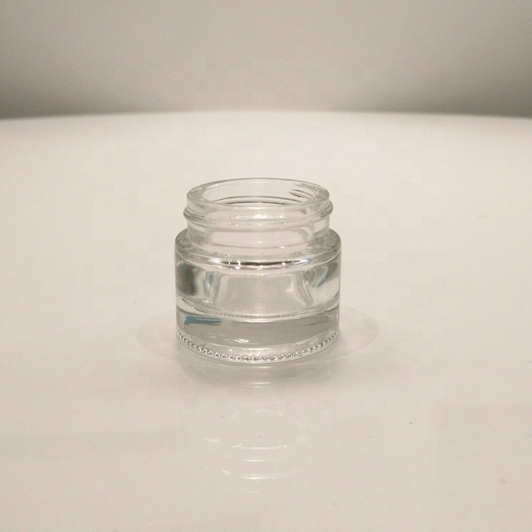 hot sell 8g amber/brown/clear glass cream jar cosmetic cream jar