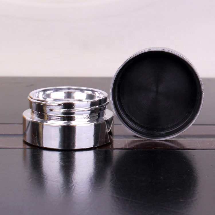 hot sell electroplated 60ml 2oz child resistant jar for food cream storage with child proof lid