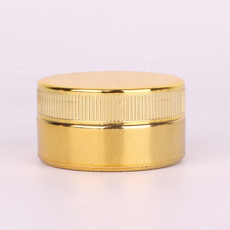 hot sell electroplated 60ml 2oz child resistant jar for food cream storage with child proof lid