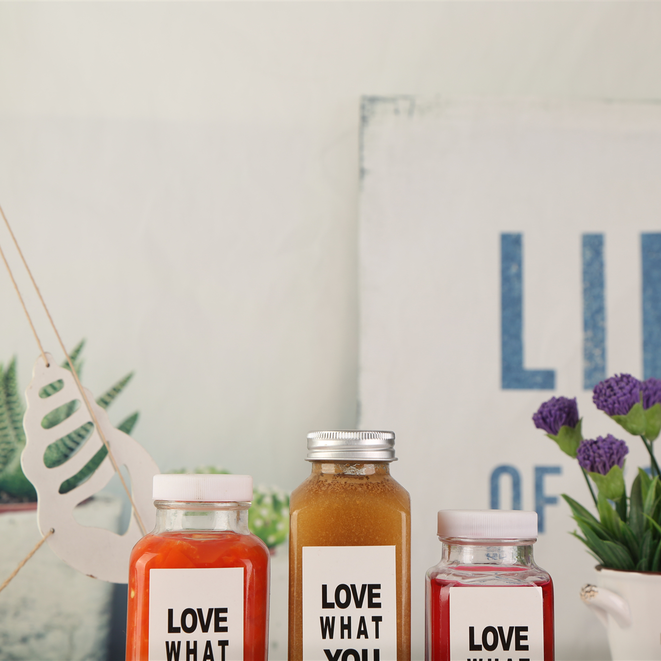 hot selling 12Oz Juice Bottle Pet Bottle 350Ml Glass Round Frosted Coffee Cold Press Beverage Bottle With Cap