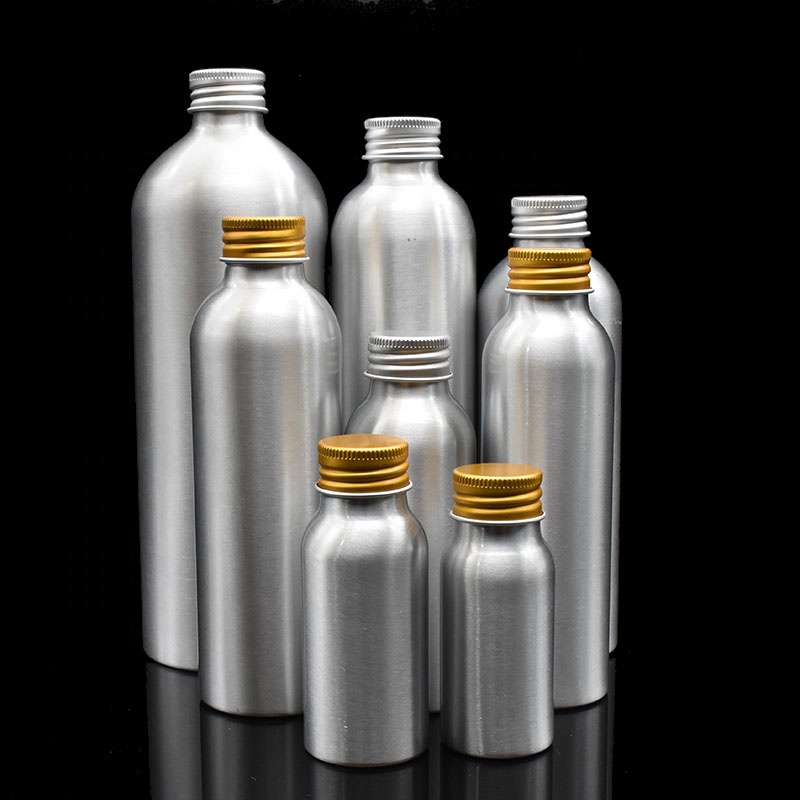 hot selling 30ml 50ml 100ml 120ml 150ml 250ml 500ml essential oil aluminum bottle