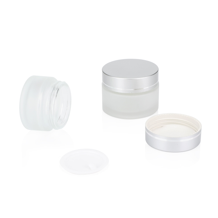 hot selling 5 g 10 15 g 30 50 100 g general round cosmetic jar frosted jar with gold lid