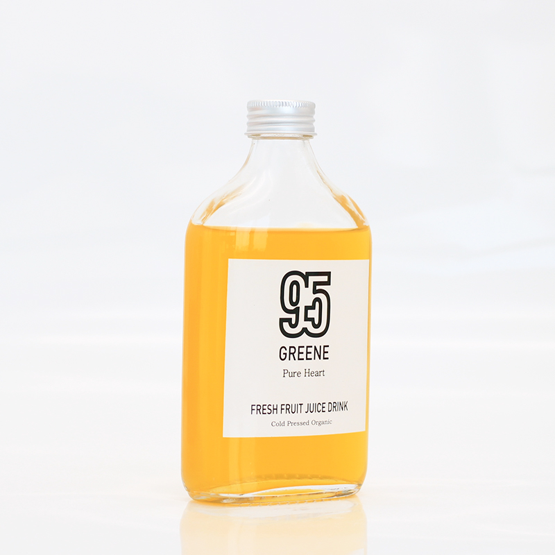 hot selling cold press juice bottle screw cap Glass coffee bottle rum bottle for kombucha