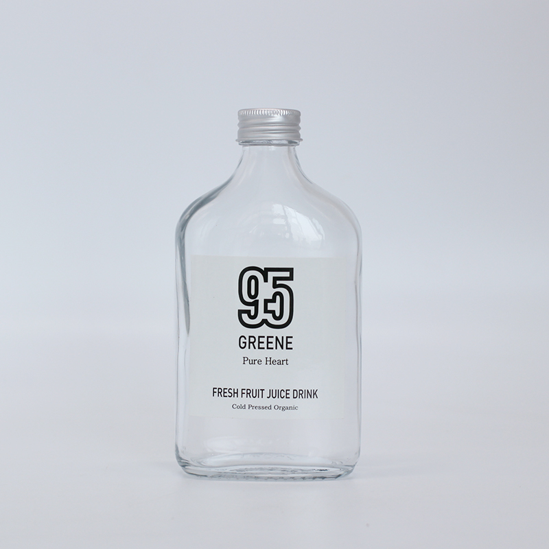 hot selling cold press juice bottle screw cap Glass coffee bottle rum bottle for kombucha