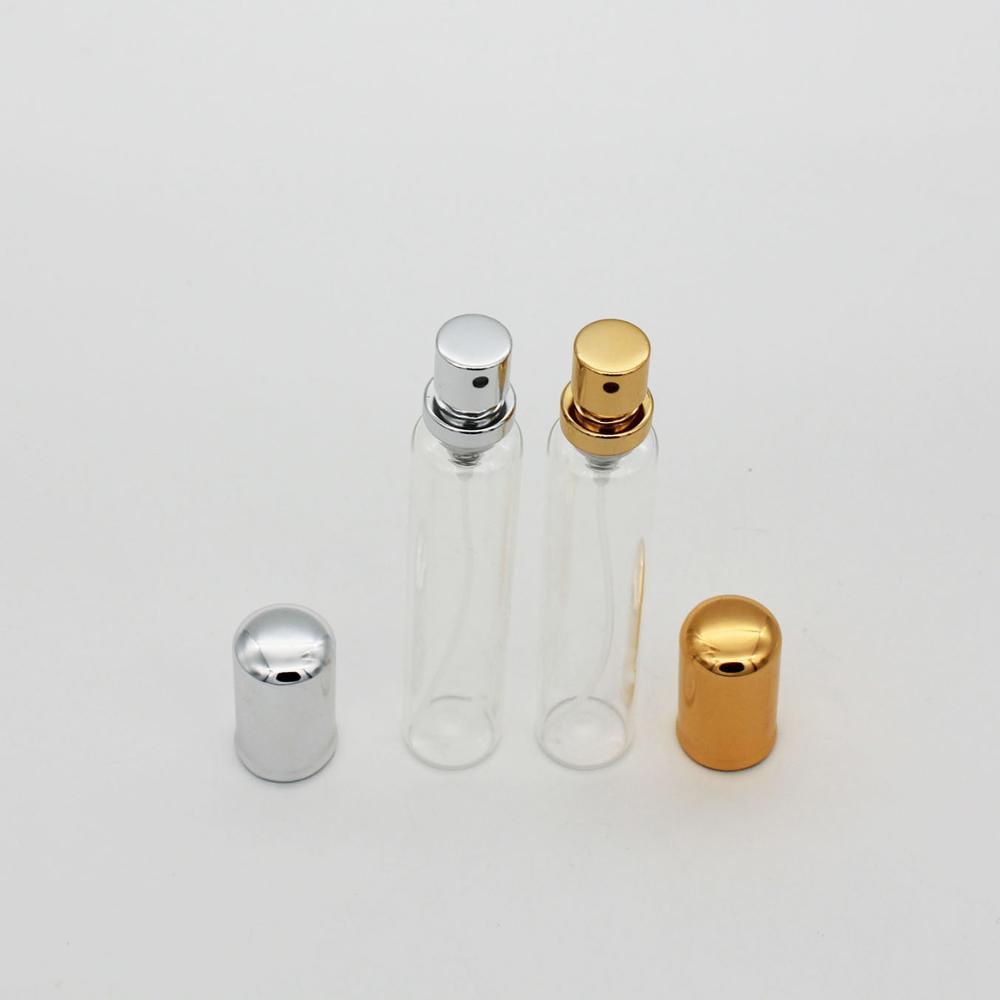 hot selling crimp pump aluminium cap luxury spray perfume empty 20ml glass bottle
