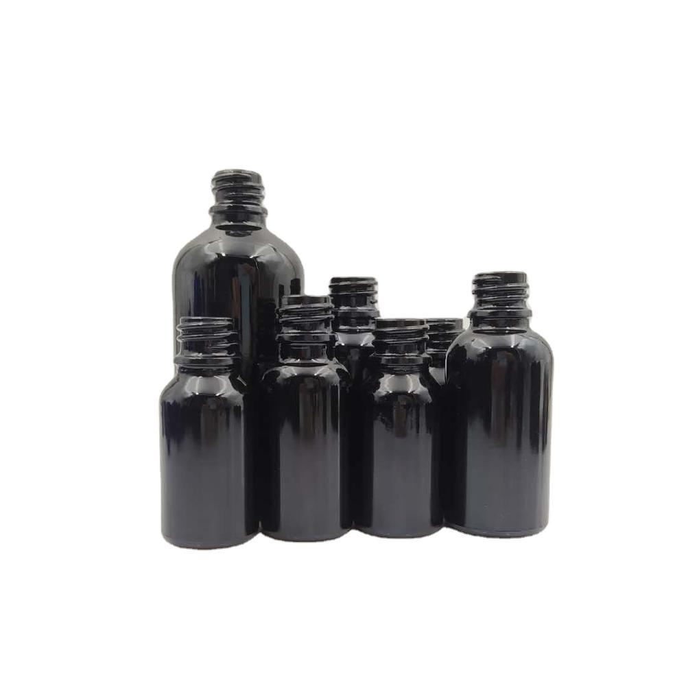 hot selling fast delivery 15ml black glass essential oil dropper bottle