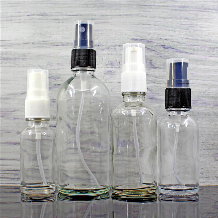 hot selling glass bottle 5ml 10ml 30ml 50ml 100ml for dispenser spray bottle disinfection sterilize water bottle with alcohol