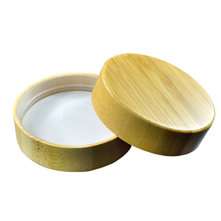 hot selling new design 100ml 150ml 200ml 250ml food grade plastic cosmetic pet jar with bamboo cap