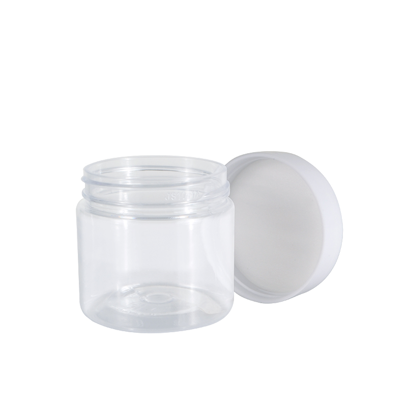 hot selling new design 2 oz 4 oz 8 oz 10 oz 16oz white pet plastic jars