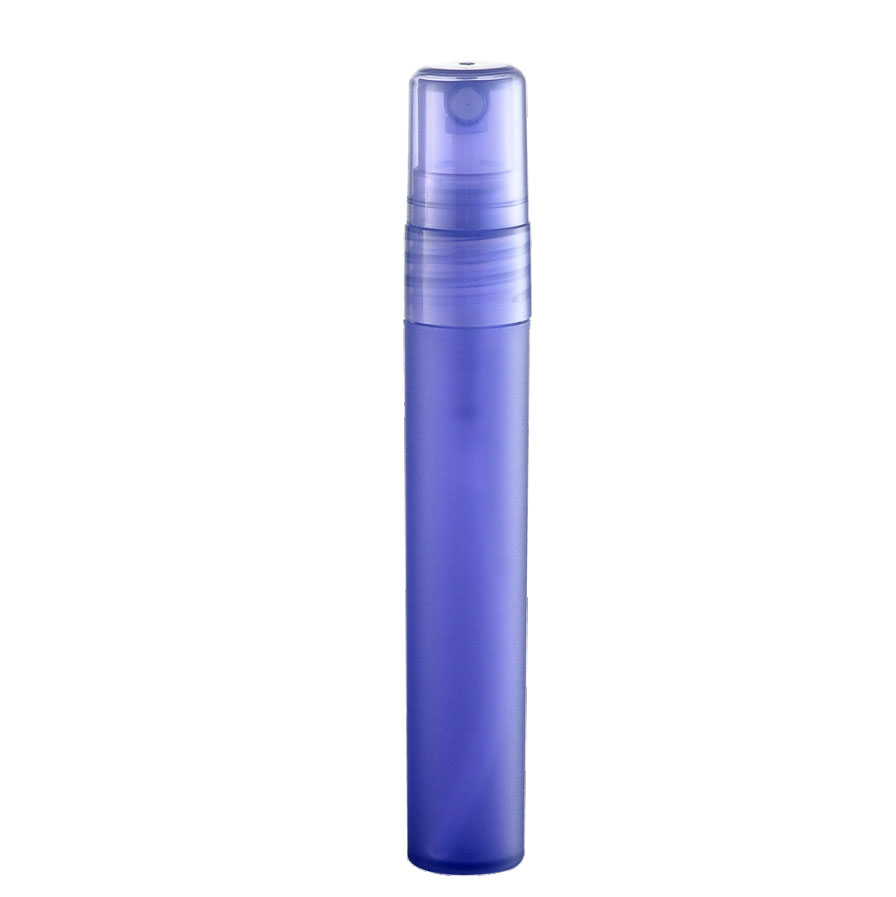 hot selling portable refillable empty purple plastic spray pen perfume bottle