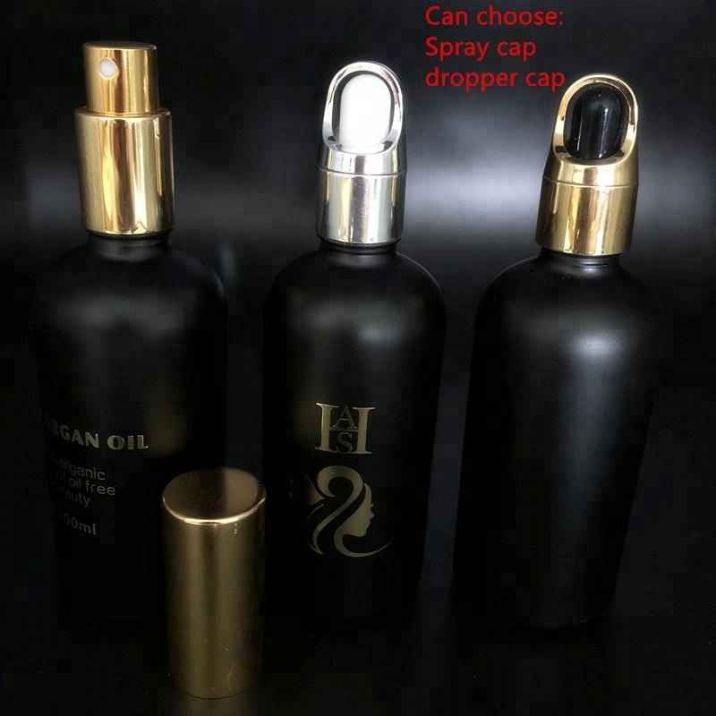 hot stamping 100ml glass dropper essential oil bottle