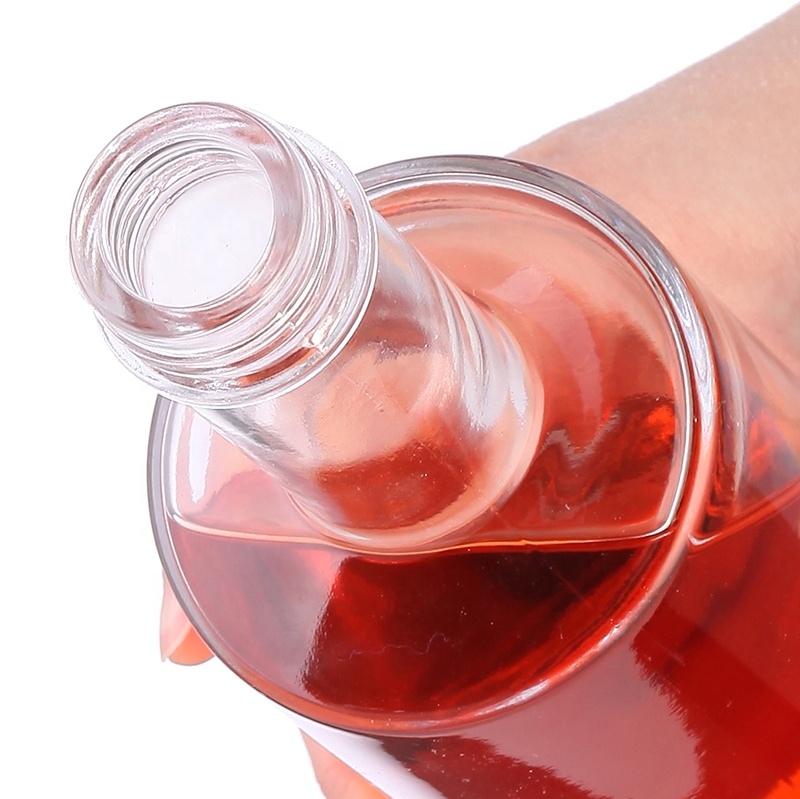 hot stamping cork glass vodka bottle 750ml