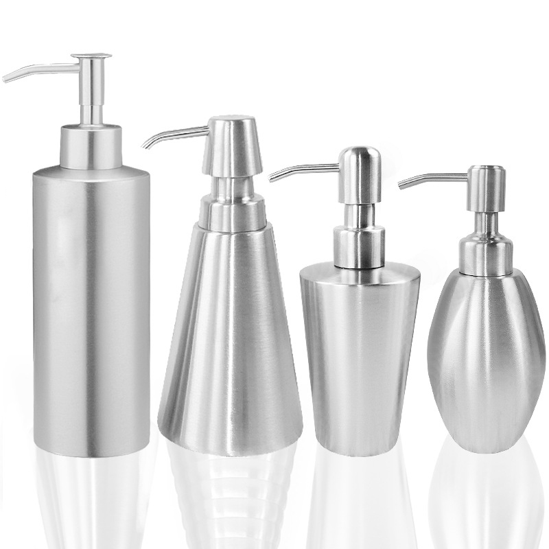 hotel  bathroom accessorypump spray metal stainless steel shampoo bottle