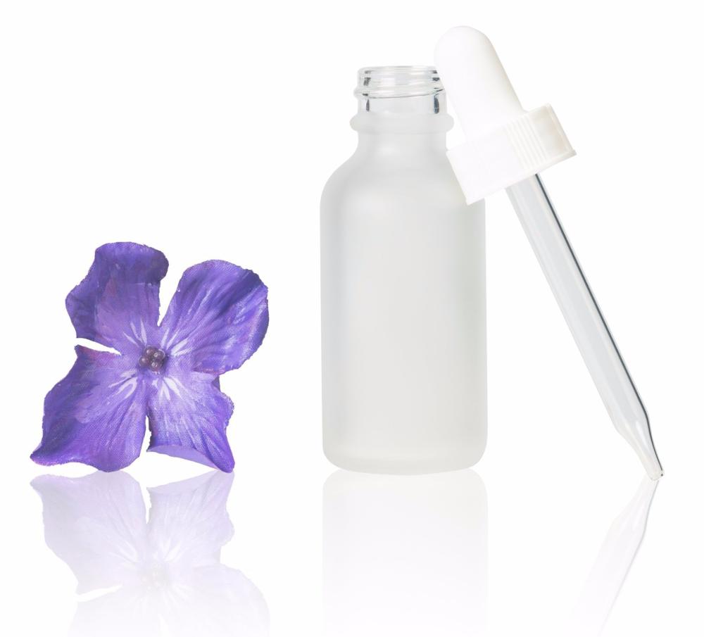 hotsale 30ml 50ml 100 ml australia cosmetic frosted white pink serum glass dropper bottle with childproof dropper
