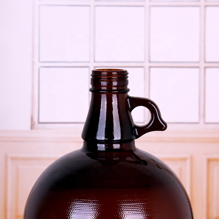hotsale china manufacturer 1L amber beer gallon growler bottle