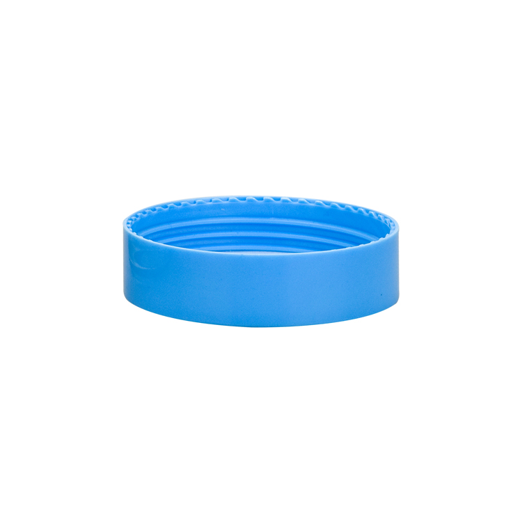 in bulk empty clear glass blue cap container for skincare eye body cream lotion glass jar