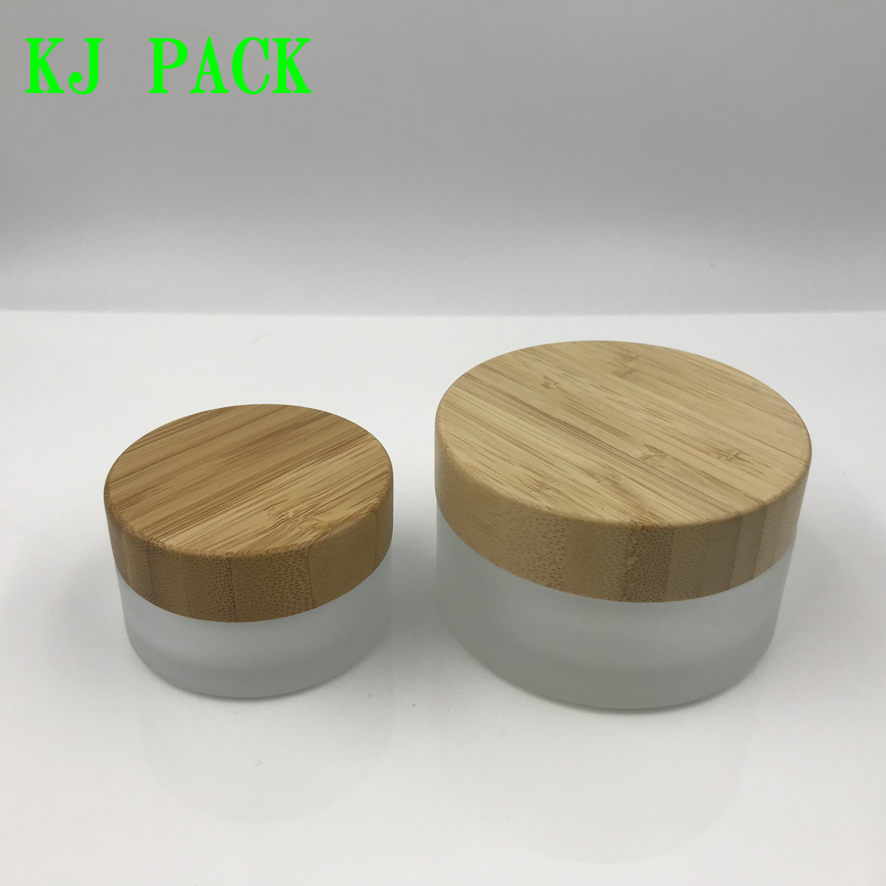 in stock 10ml 10g 15g 30g 50g 100g 4oz clear black glass bamboo lid cosmetic jar frosted glass jar with bamboo lid