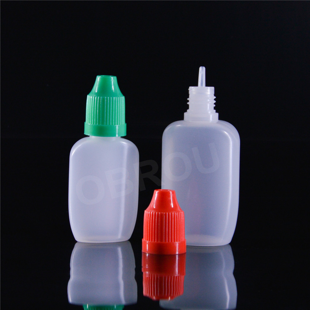 in stock!!! 15ml 30ml plastic e liquid dropper bottle eye drop flat bottle with child resistant cap