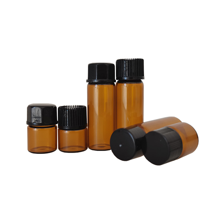 in stock 1ml 2ml 3ml 5ml nimi glass bottle clear brown small sample bottle