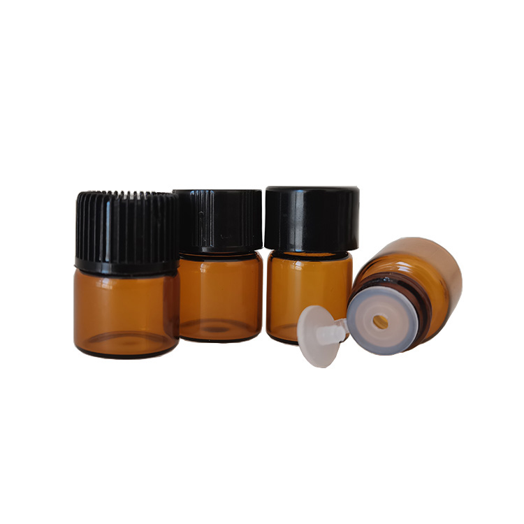 in stock 1ml 2ml 3ml 5ml nimi glass bottle clear brown small sample bottle