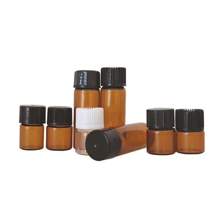 in stock 1ml 2ml 3ml 5ml nimi glass bottle clear brown small sample bottle