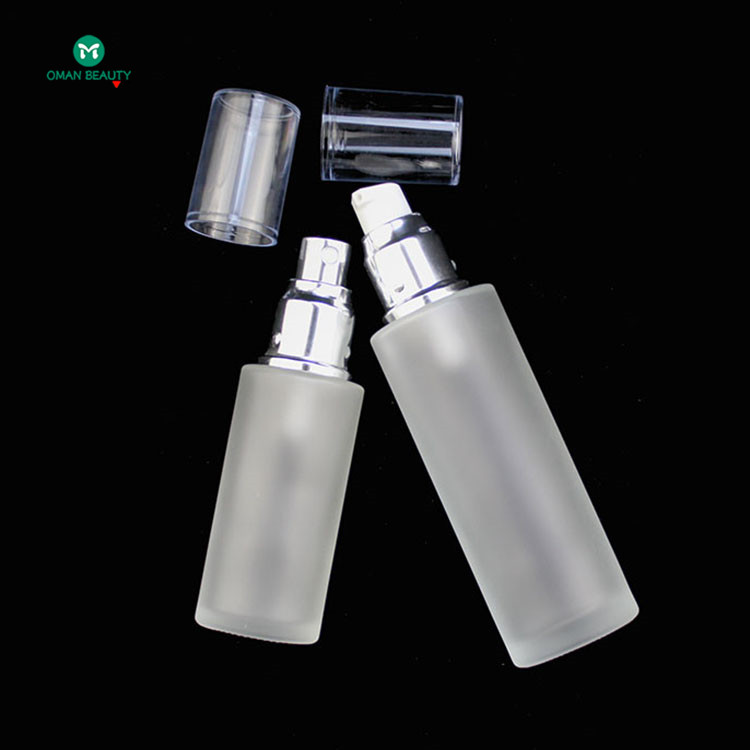 in stock glass cream 50ml bottle lotion bottle 10ml 15ml 20ml 30ml 50ml 100ml glass lotion bottle with pump