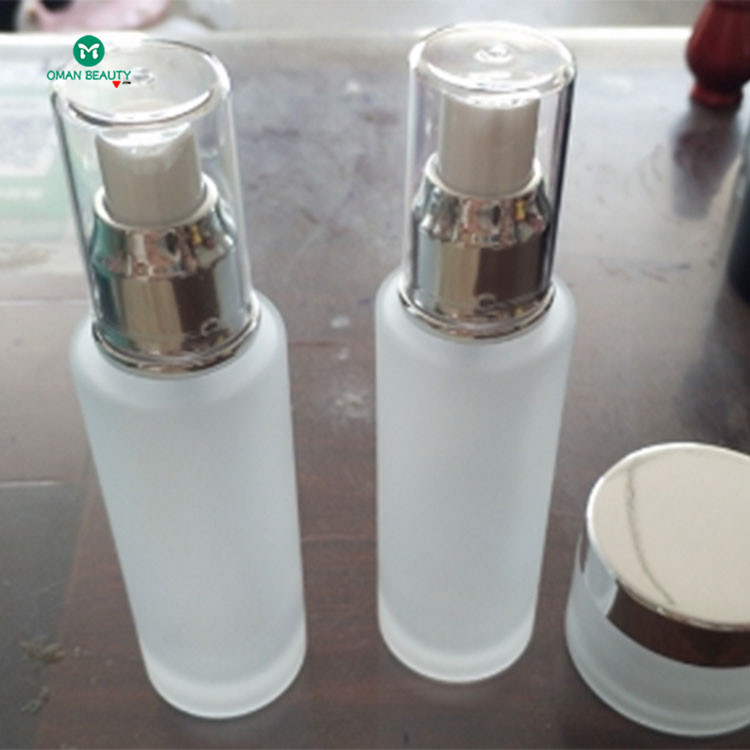in stock glass cream 50ml bottle lotion bottle 10ml 15ml 20ml 30ml 50ml 100ml glass lotion bottle with pump