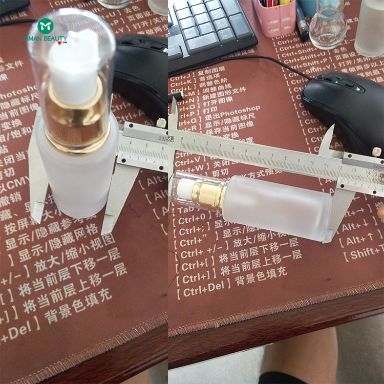 in stock glass cream 50ml bottle lotion bottle 10ml 15ml 20ml 30ml 50ml 100ml glass lotion bottle with pump
