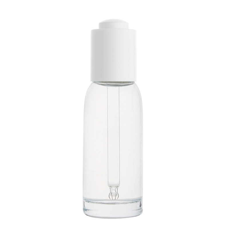 in stock popular wholesale serum bottle dropper  1oz glass dropper bottle  press pump dropper bottle
