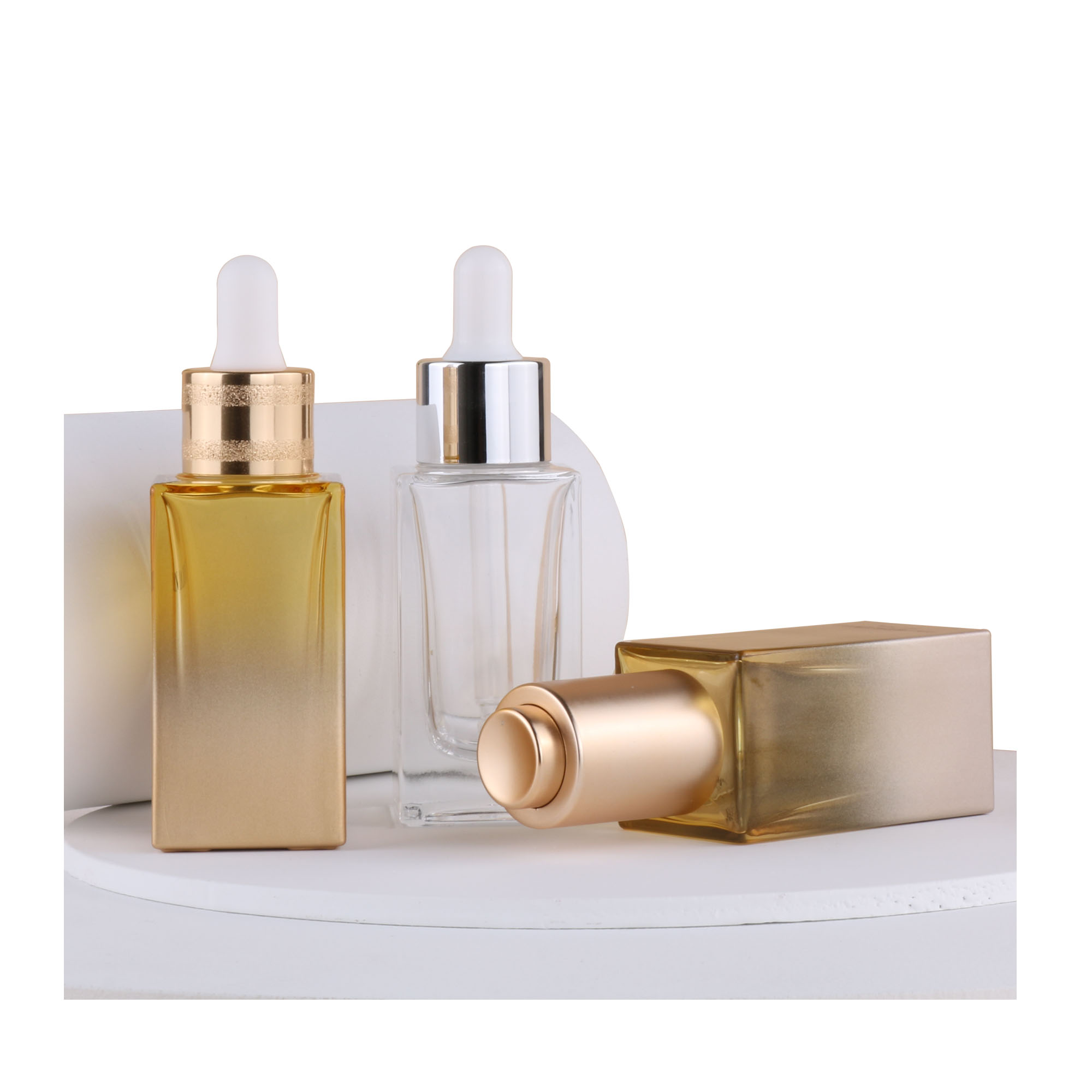 in store clear 30ml cube glass dropper empty cosmetic glass bottle for eliquid essential oil