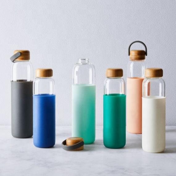 insulated water bottle glass water bottle with custom logo