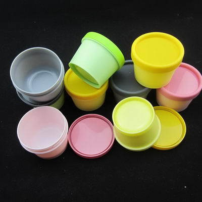 jar cosmetic 10g orange color 340g plastic cosmetic jar containers pastics thick wall cosmetics jars