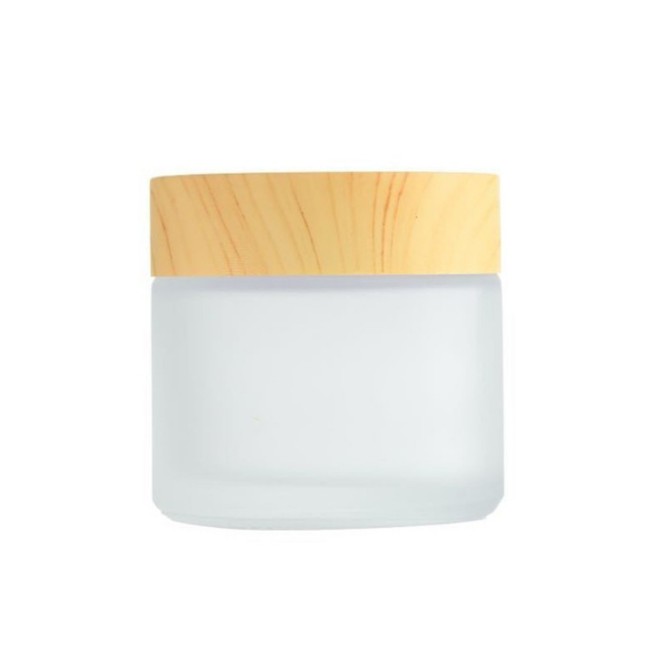 jars bamboo lid square bamboo jar bamboo lid glass jar 5g 10g 20g 30g 50g 60g 80g100g