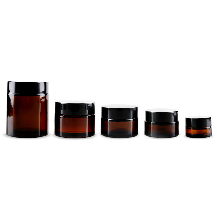 jars for cosmetic scrubs glass cream jar rose gold lid