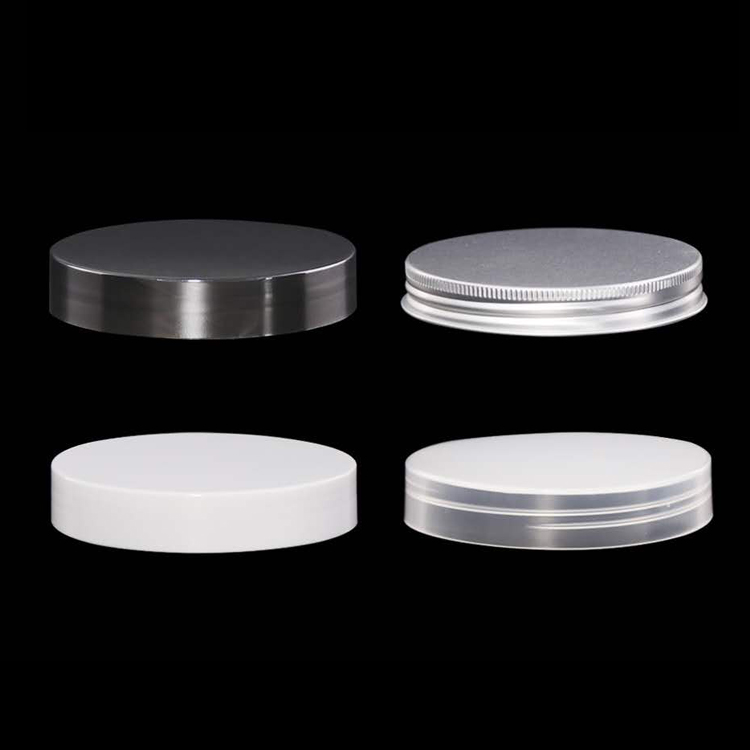 jars with lid 100ml 200ml 300ml 400ml 500ml 800ml 1000ml Cosmetic Packaging Plastic Jar PET clear container and Colorful covers