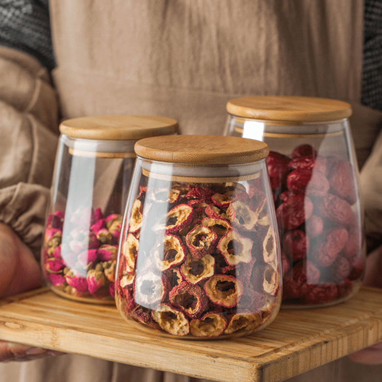 kitchen containers glass storage bottle