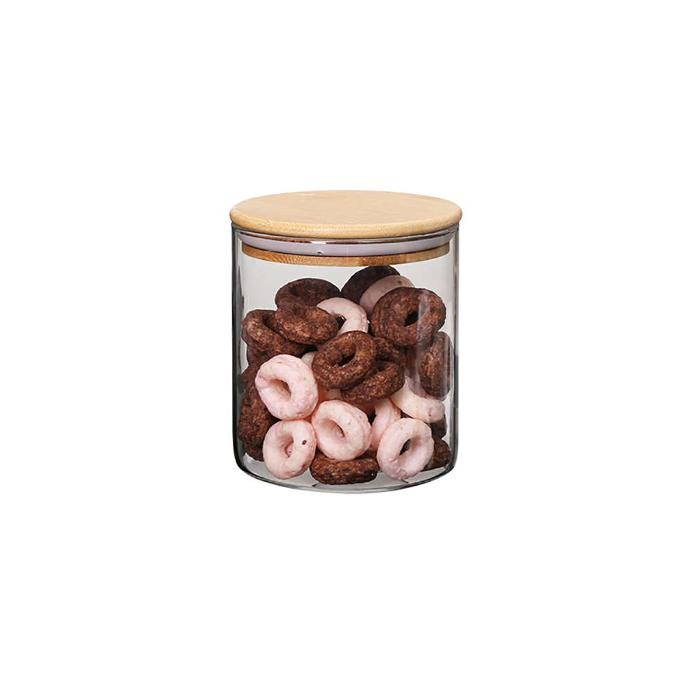 kitchen glass jar set / glass weed container / candy storage jars