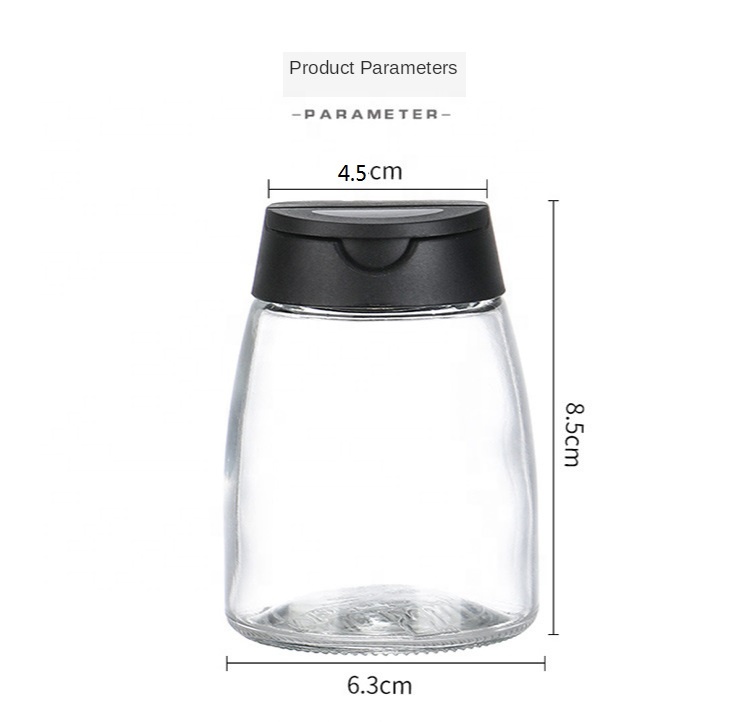 kitchen spices jar packing salt and pepper shaker glass jars for seasoning