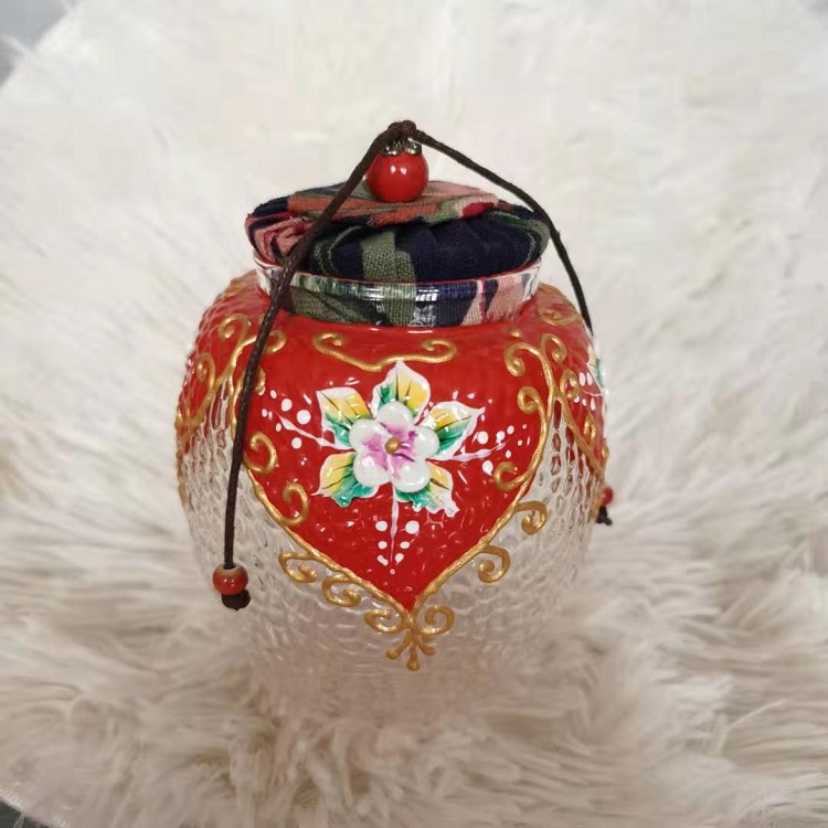 kitchen storage bottles & jars with bamboo wood lid Glass container with lid