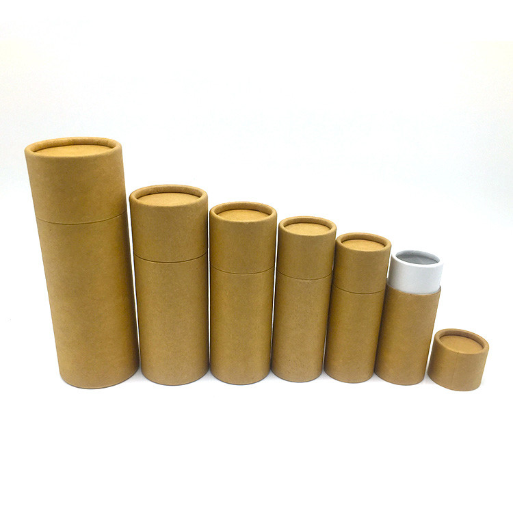 kraft paper push up cosmetic tube xo paper box