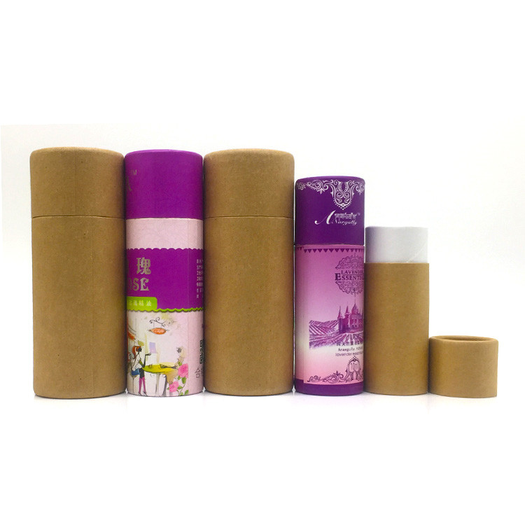 kraft paper push up cosmetic tube xo paper box