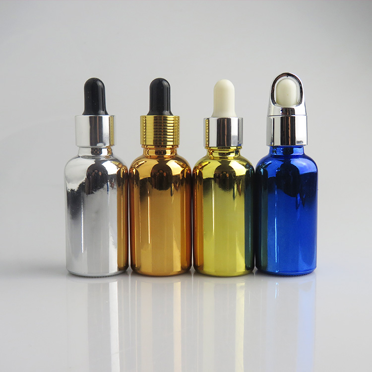 kraft paper tube 30ml gloden glass e vaper oil bottle 30ml with cardboard tube round