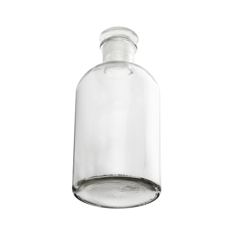 laboratory glass reagent bottle seal reagent bottle chemical sample Small mouth transparent reagent bottle