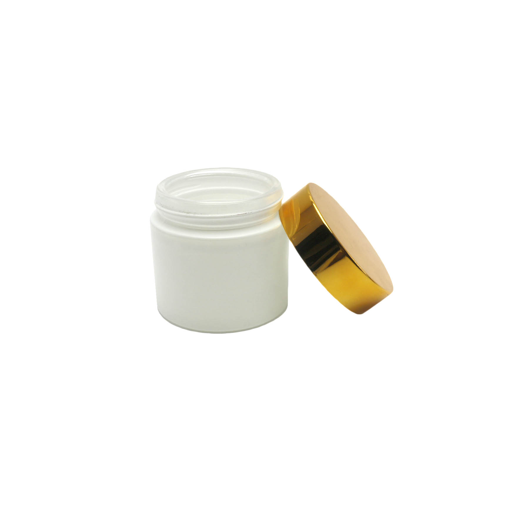 large glass jar 8 oz 300g 500g glass jar with gold lid sale GJ-CC13